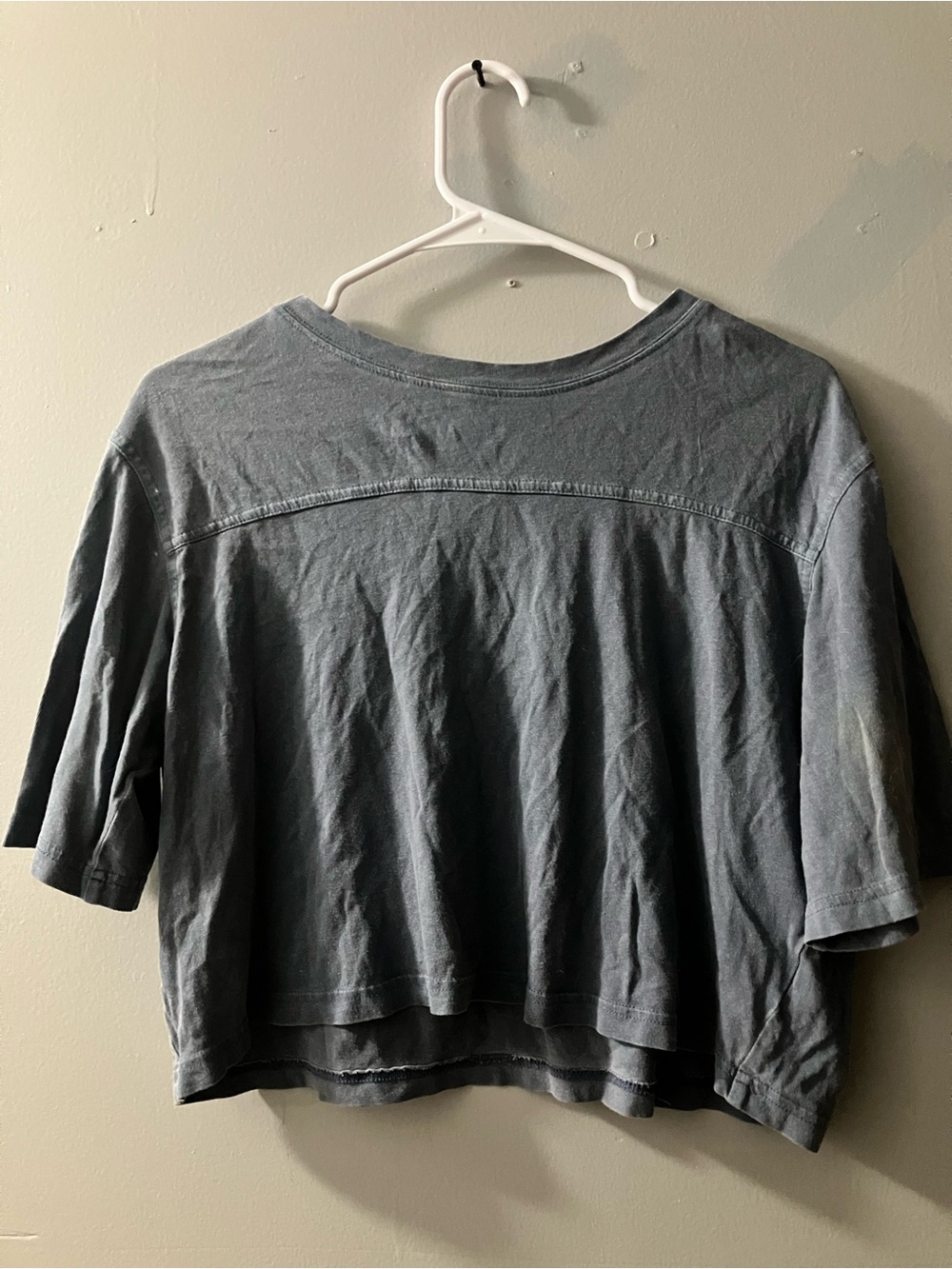 wild fable Washed Blue Cropped Boxy Top